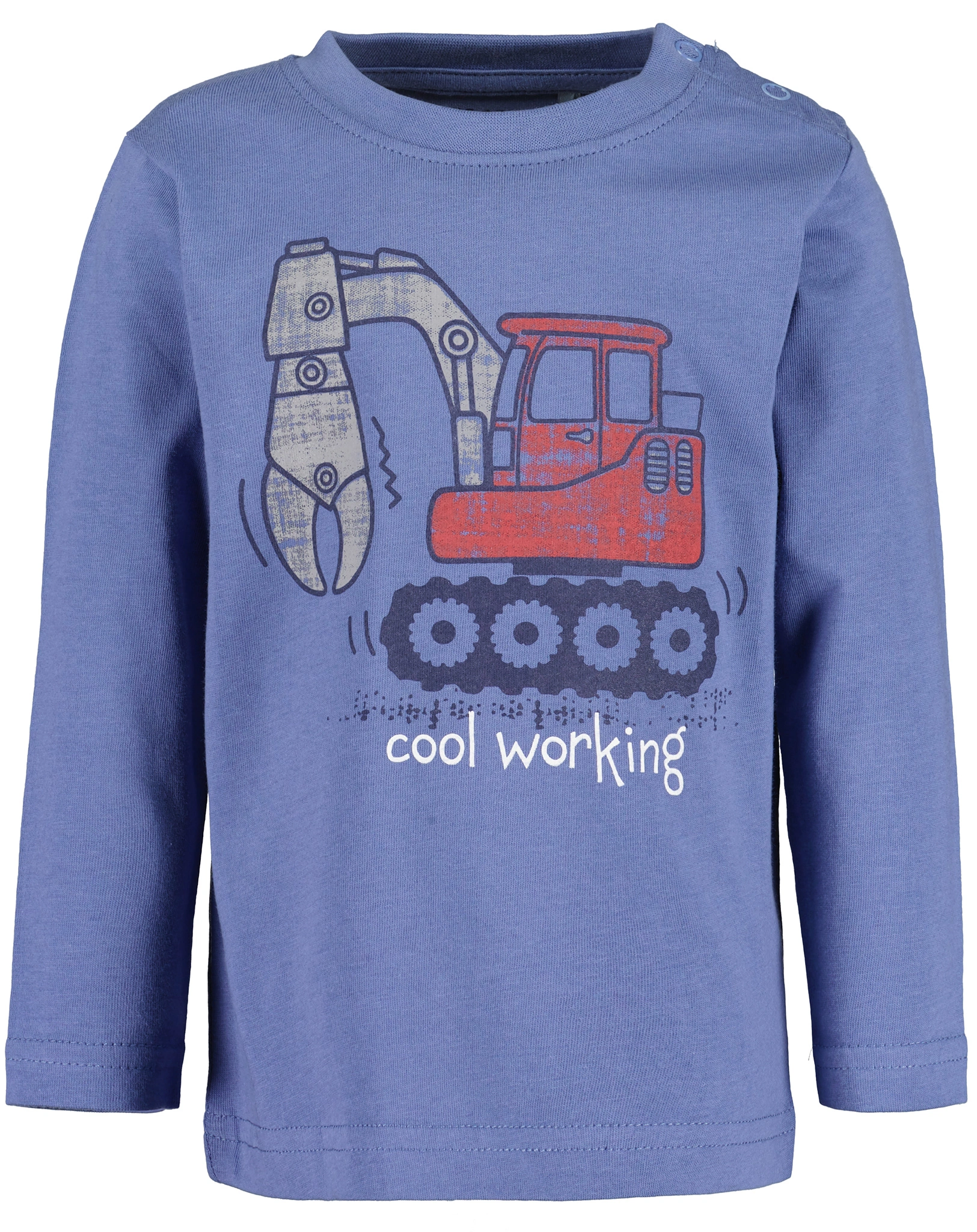 Langarmshirt COOL WORKING in blau