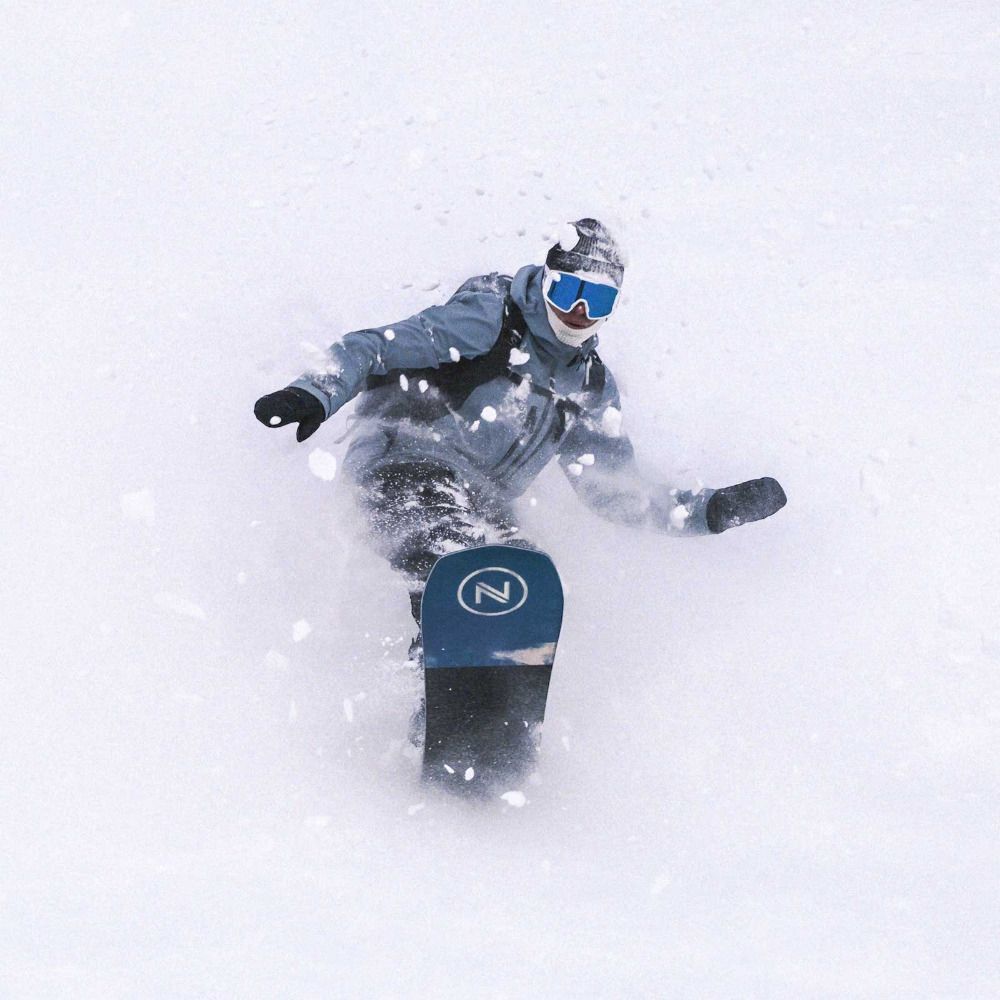 Nidecker ESCAPE - Snowboard all mountain Homme grey/beige/black