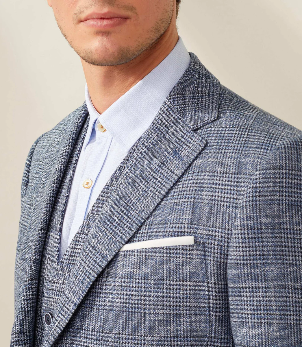 Veste casual bleu 
