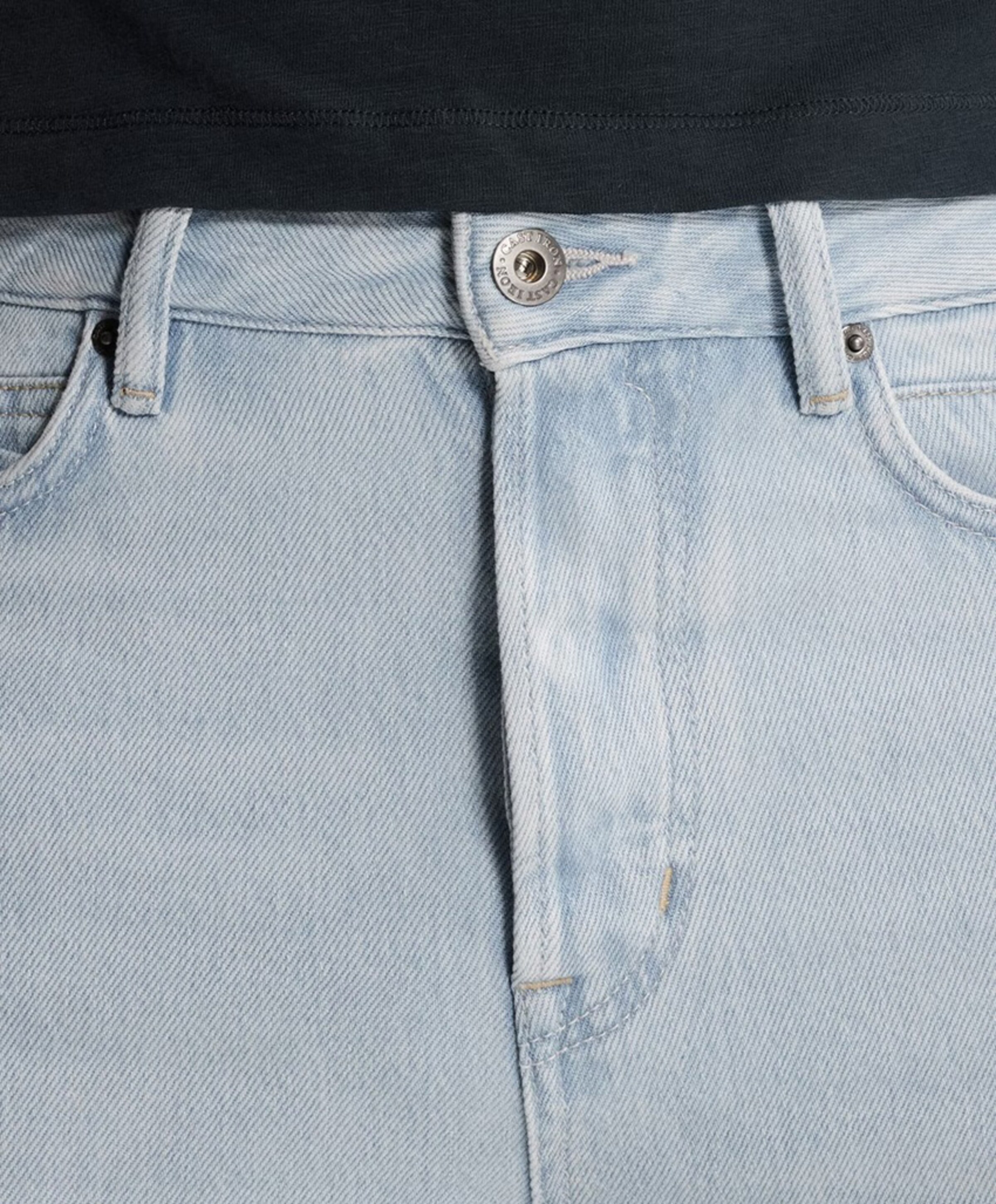 Cast Iron STEEPER TRUE SUMMER BLEACH heren korte broek zwart
