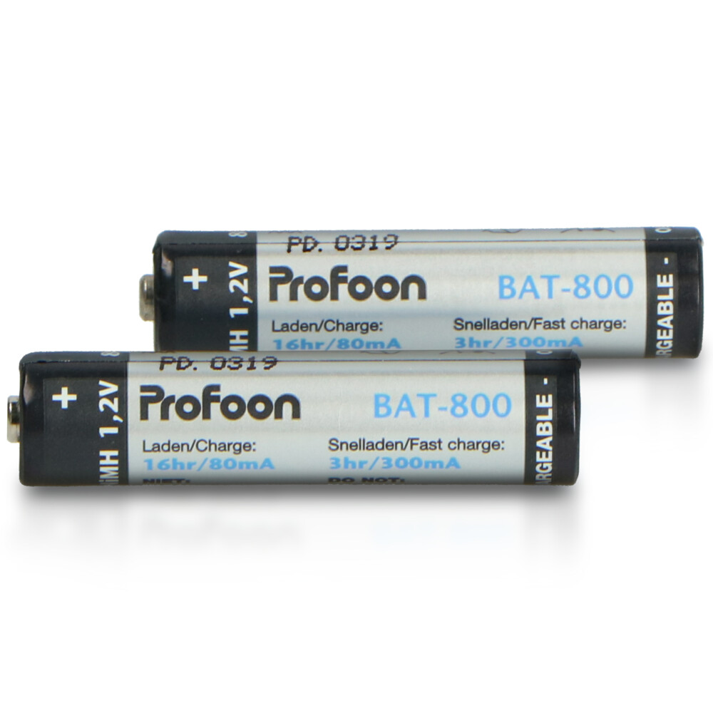 Profoon Oplaadbare Batterijen AAA 800mAh BAT-8002 stuks