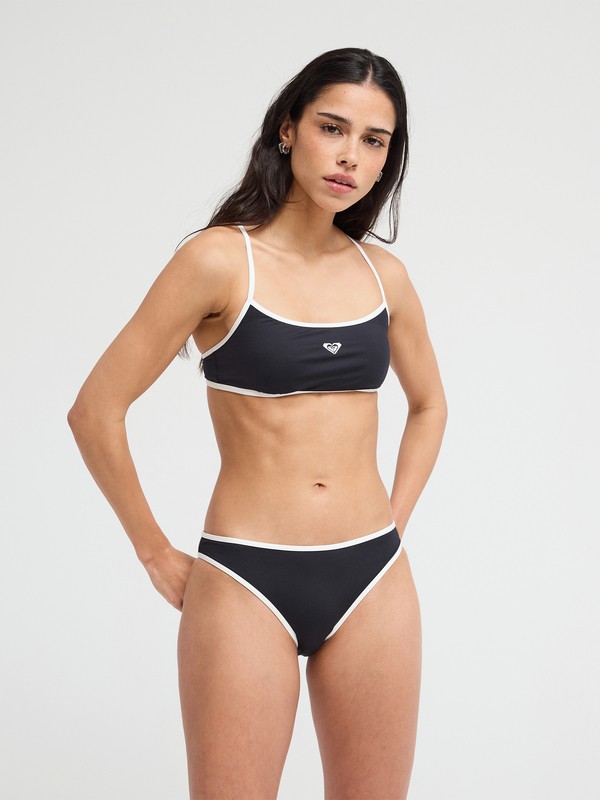 The Retro Essentials Classic Bas de bikini Noir Femme
