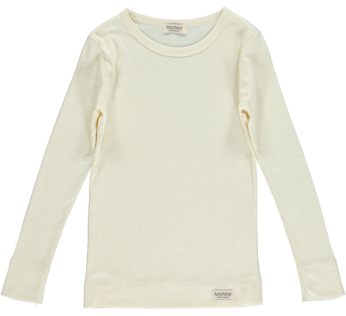 Plain Tee LS, T-shirt - Off White