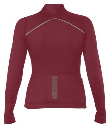 Maillot Manches Longues Femme Mavic Sequence Thermo Bordeau