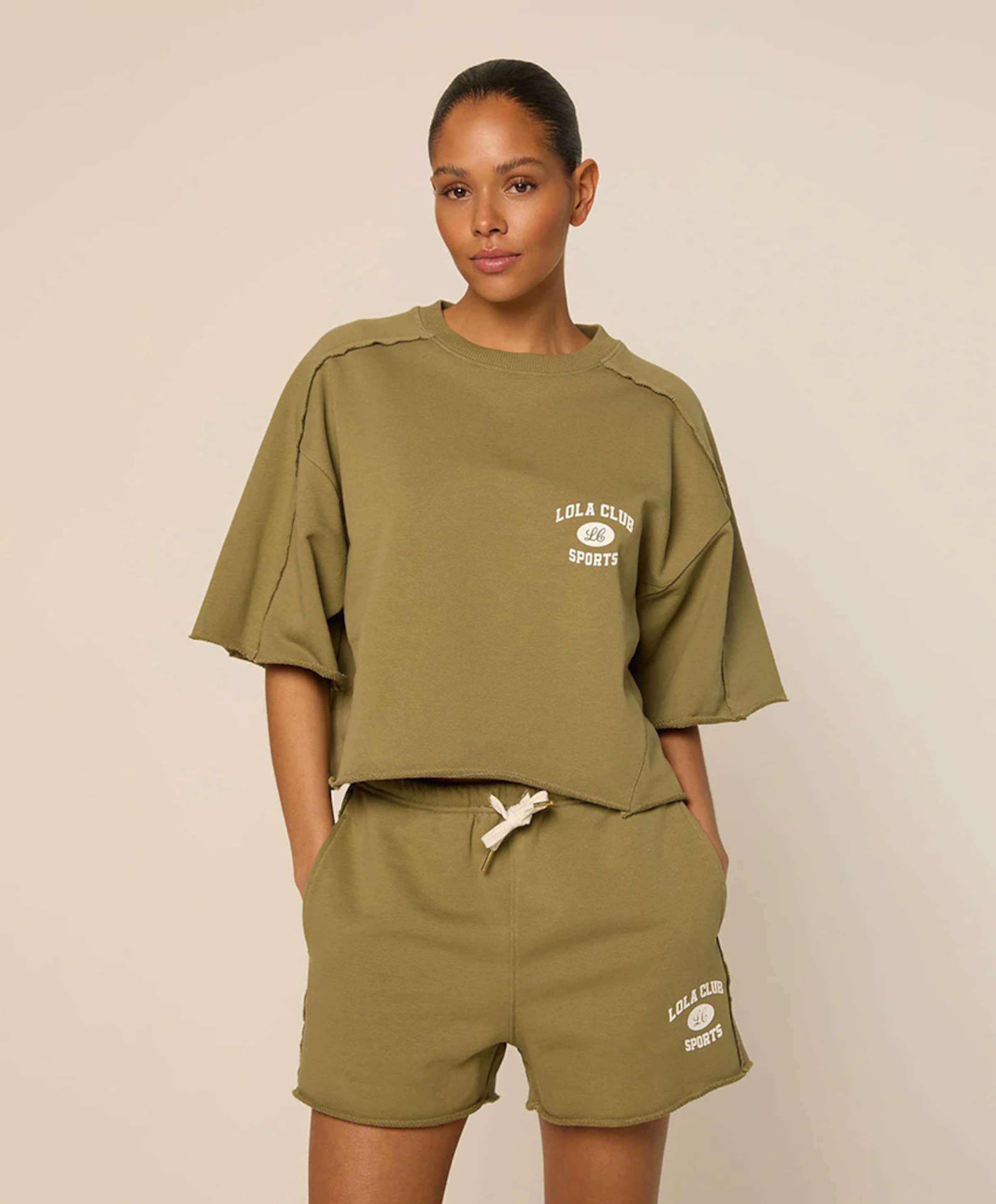 The Lola Club Anine dames shorts groen