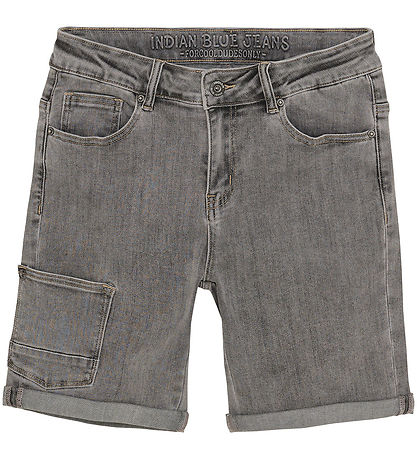Indianer Blue Jeans Jeansshorts - Grau