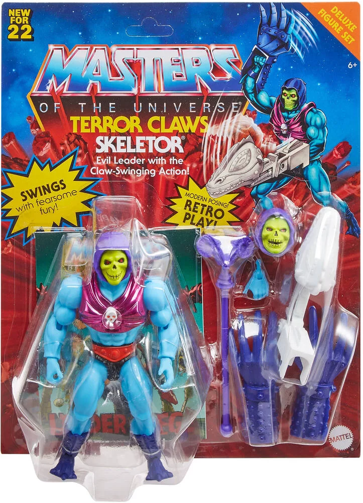 LES MAITRES DE L'UNIVERS ORIGINS - FIGURINE ARTICULEE SKELETOR