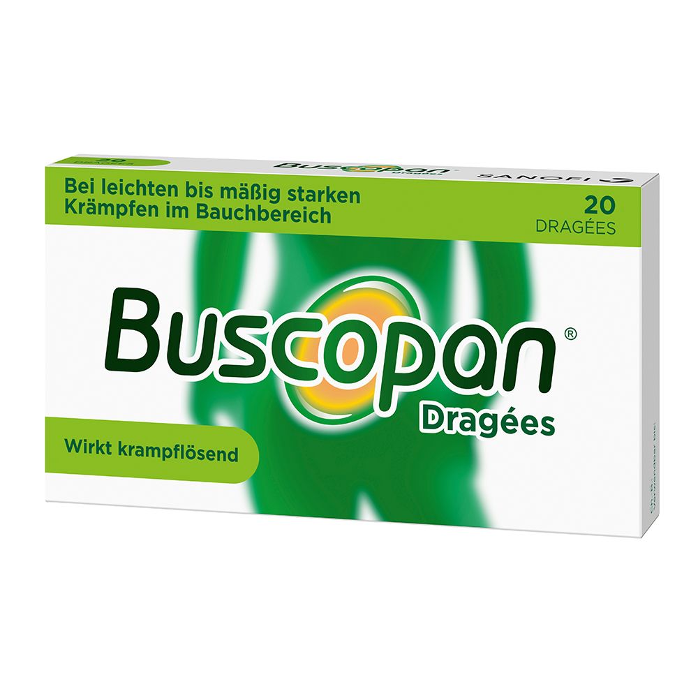 Buscopan Dragees bei Bauchschmerzen und Bauchkrämpfen