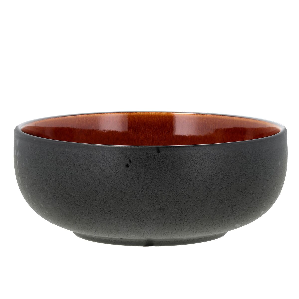 Poke-/ramenskål 18 cm, rav/svart