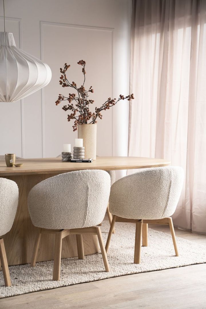 Eetkamerstoel Livia Beige van Eleonora