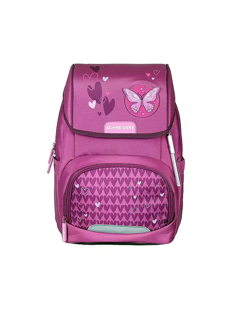 SCHNEIDERS Schultaschen Set Ergojet 6tlg Purple Hearts lila