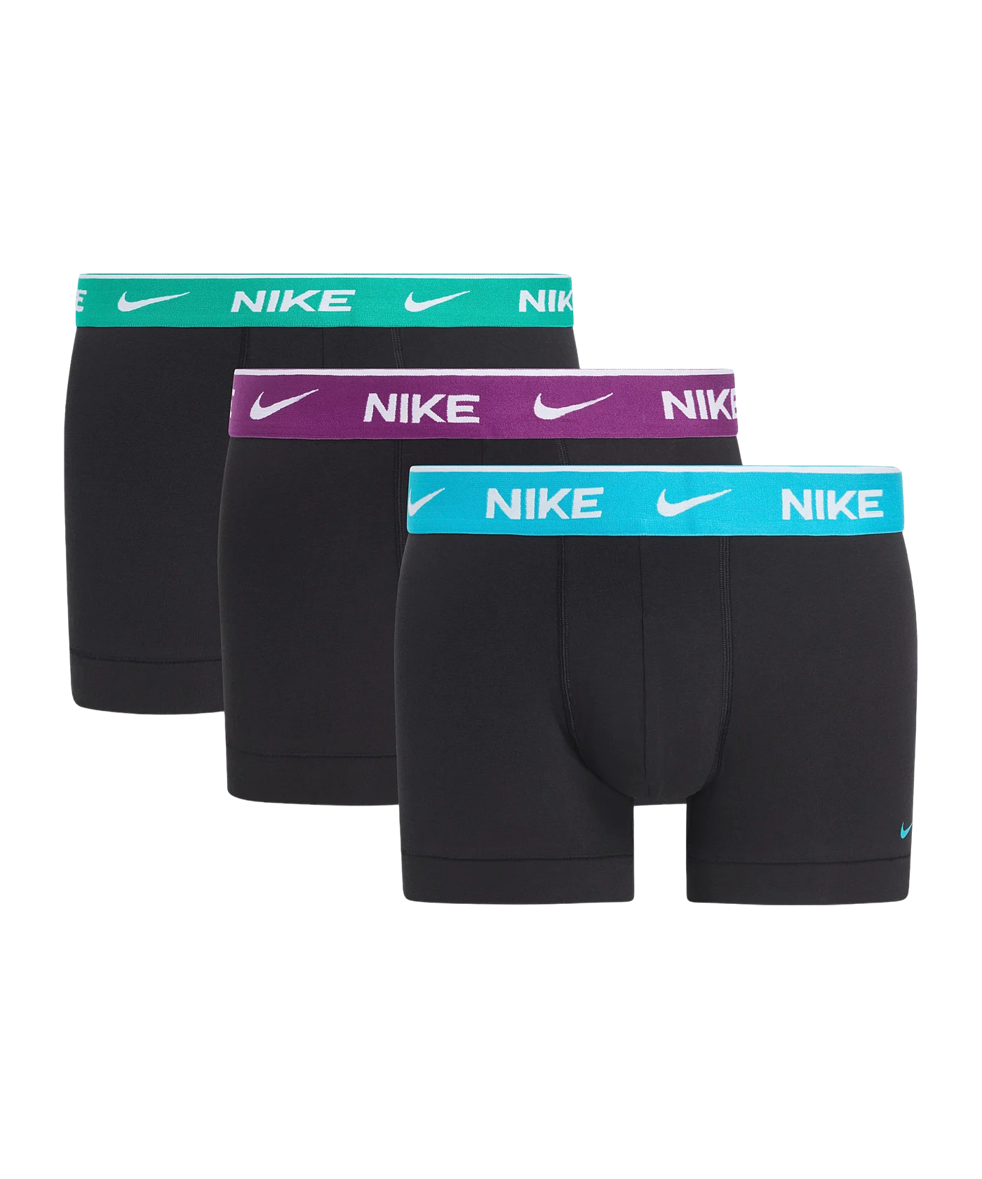 Nike Cotton Trunk Boxershort 3er Pack Schwarz FEWQ