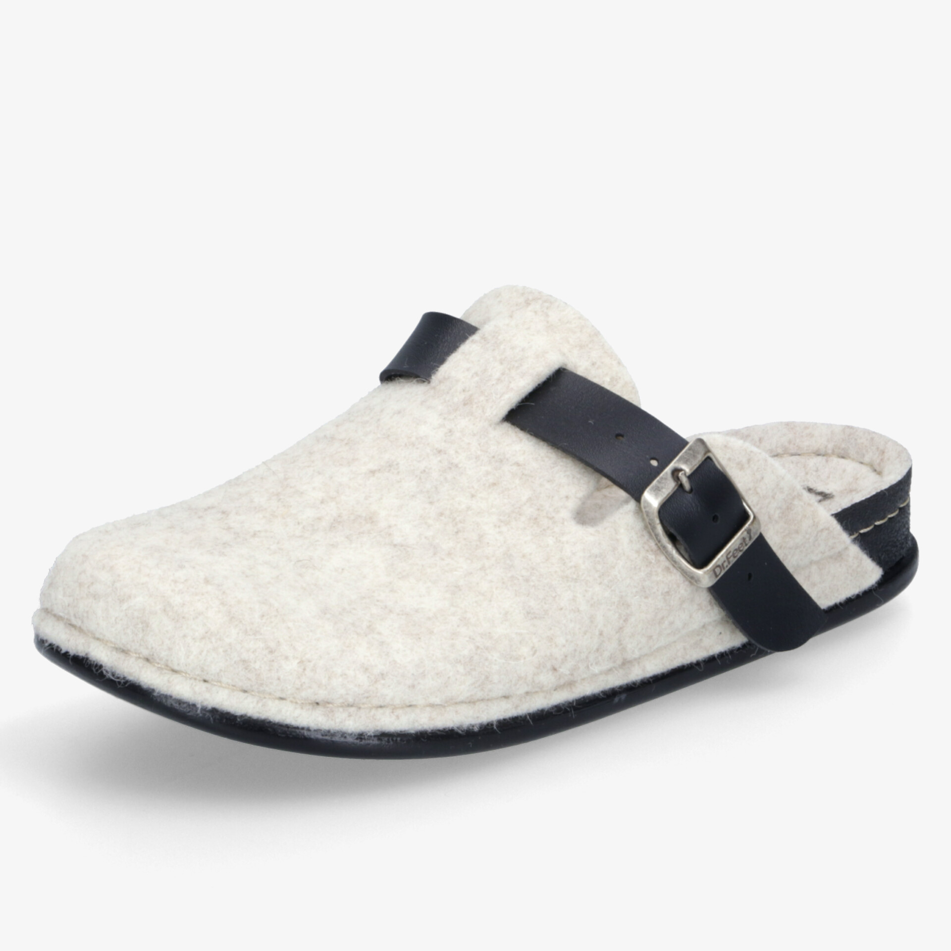 Dr. Feet Damen Hausschuhe grau
