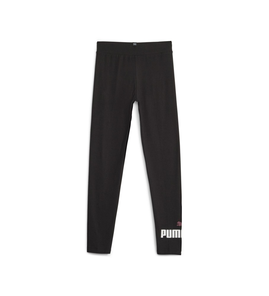Leggings Puma com logotipo preto