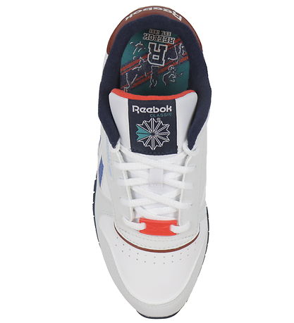 Reebok Schuhe - Classic Leather - Running - Mond/Navy/Rot