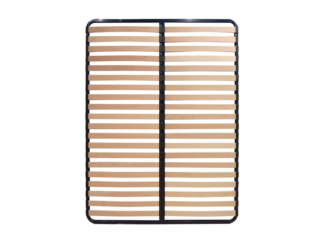 ALTOLATTES - Pack Sommier 2x20 Lattes 120x190cm + Pieds bleus + Pied central