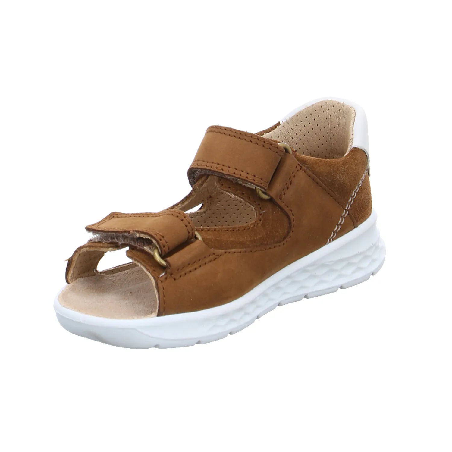 SUPERFIT Baby-Sandale Cognac Leder  Unisex Minilette