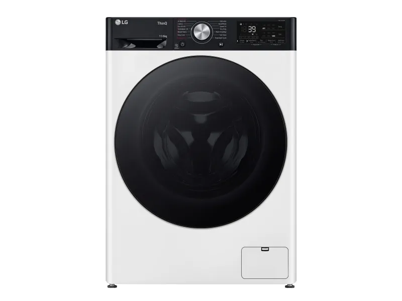 LG Serie R7 F4DR711S2H - Vaske-/ tørremaskine - Wi-Fi - bredde: 60 cm - dybde: 62 cm - højde: 85 cm - frontbetjening - 11 kg - 1400 rpm - hvid