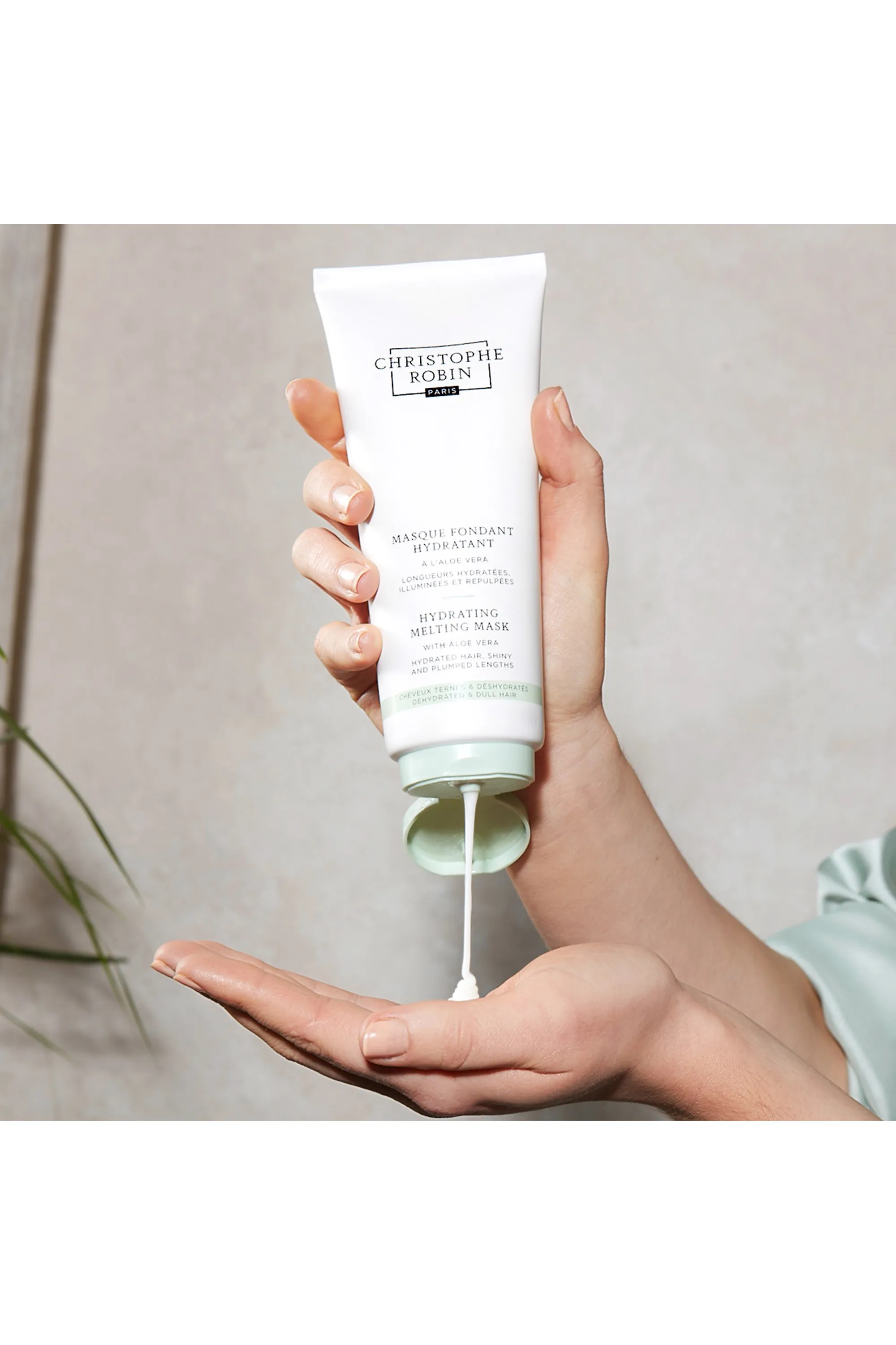 Christophe Robin Masque fondant hydratant à l’aloe vera-75 ml