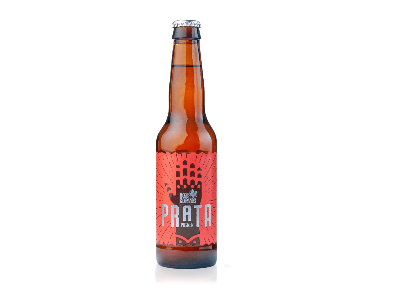 CERVEJA DOIS CORVOS PRATA 0.33L