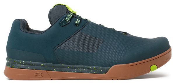 Chaussures VTT Crankbrothers Mallet Lace Edition Limitée Splatter Bleu/Vert Citron