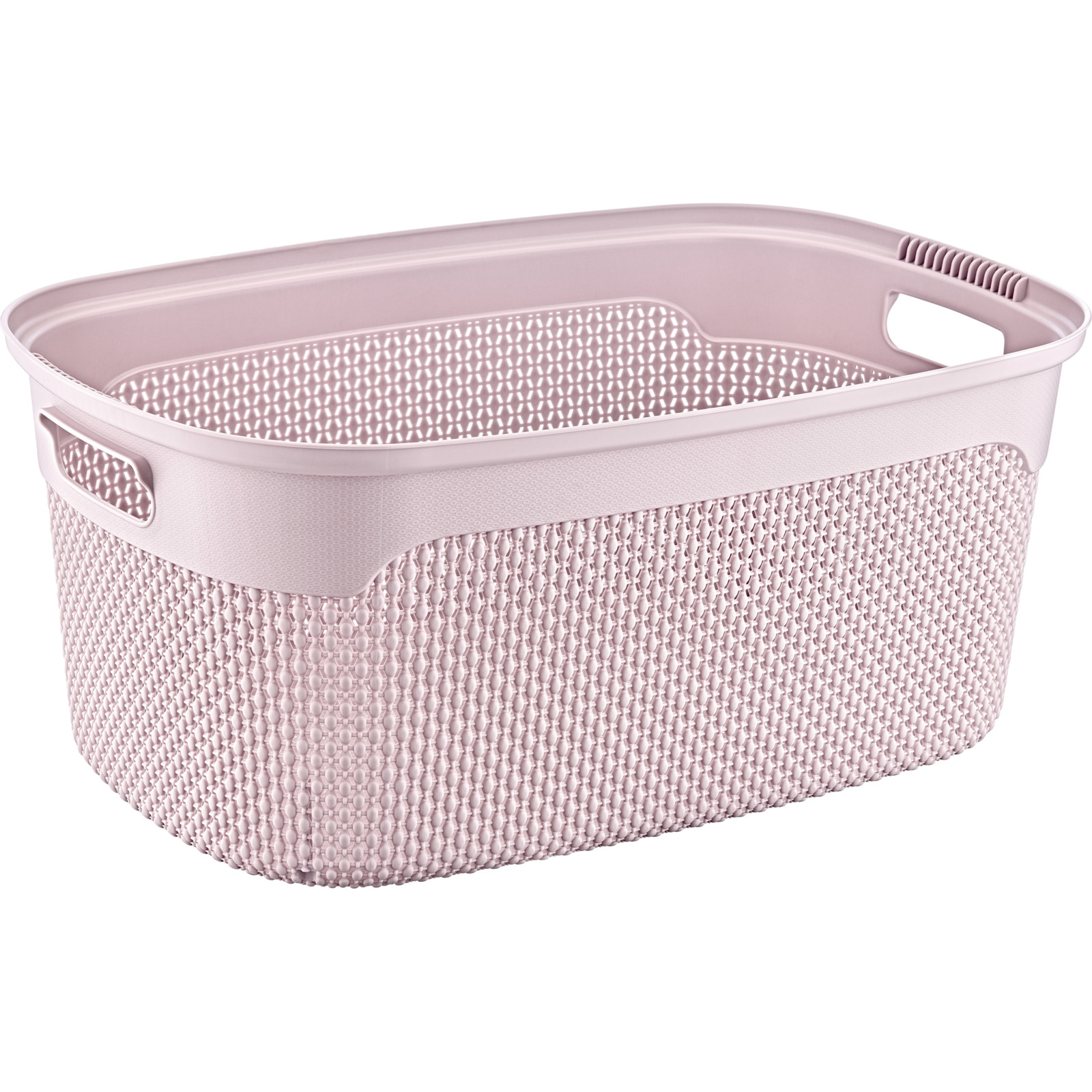Wäschekorb rechteckig 30l rosa