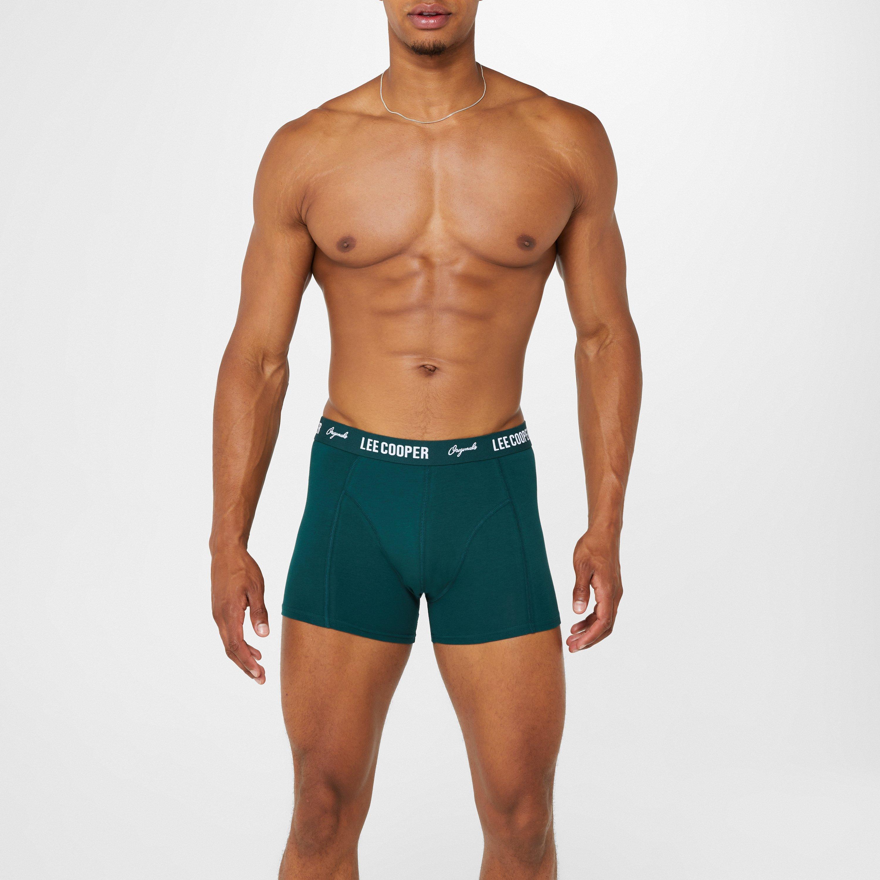 Lee Cooper Essential Mens Boxer Trunk 5-Pack
