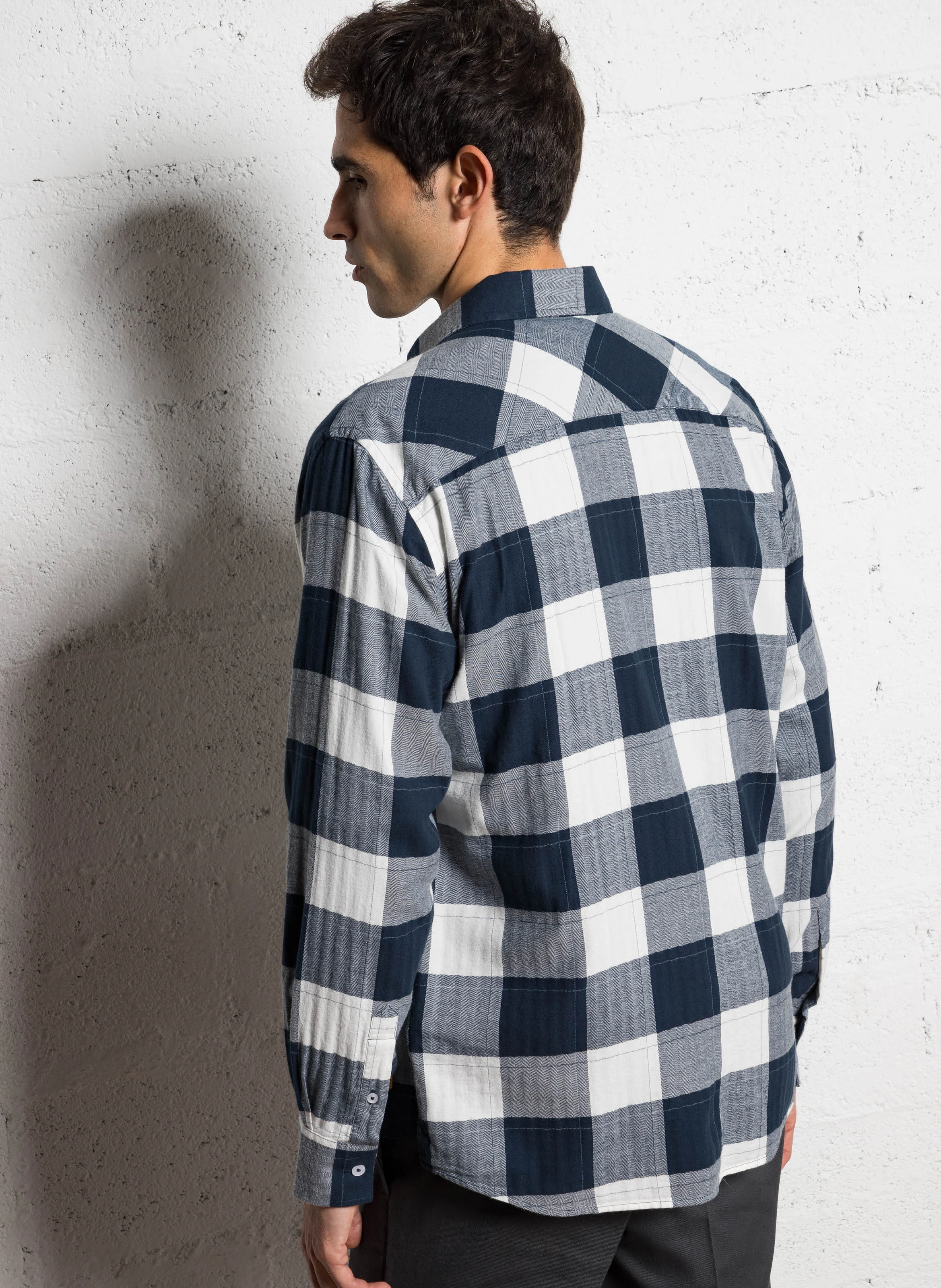 Chemise regular à carreaux en coton | Multicolore
