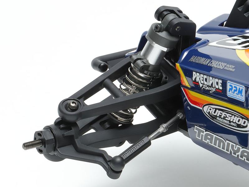 Tamiya Buggy BBX, BB-01, 2WD, Bausatz, 1:10 RWD Off-Road Buggy im klassischen Design auf einer neuen Plattform