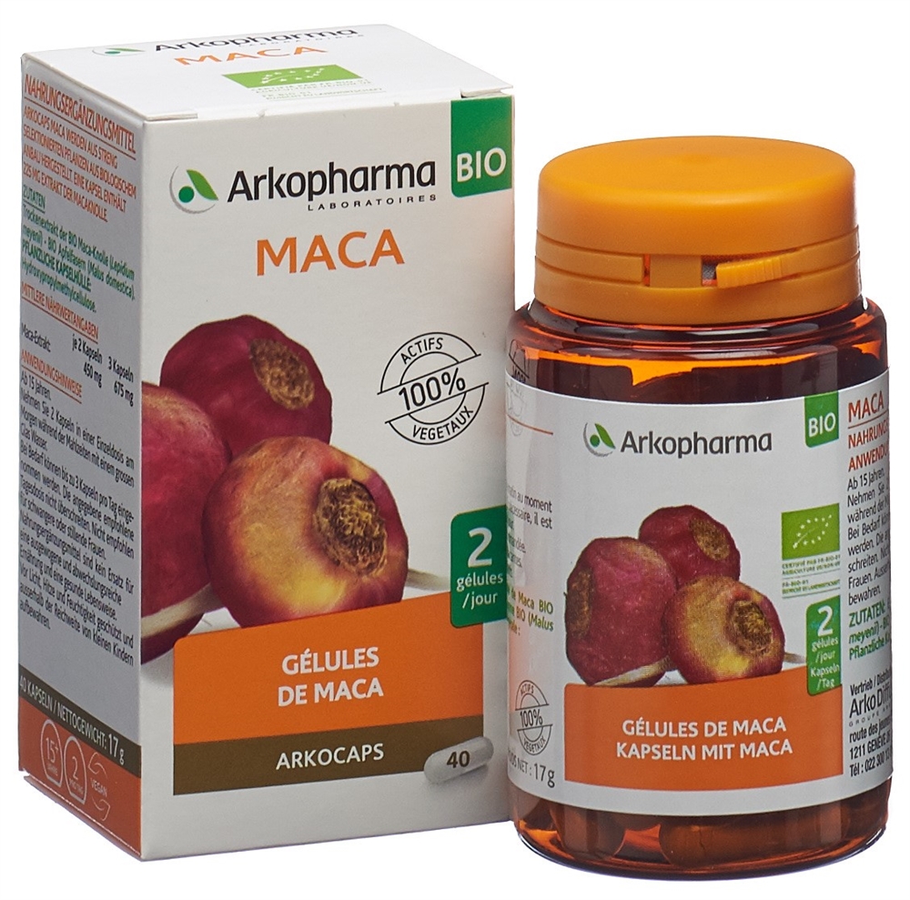 ARKOCAPS Maca Kaps Bio Ds 40 Stk