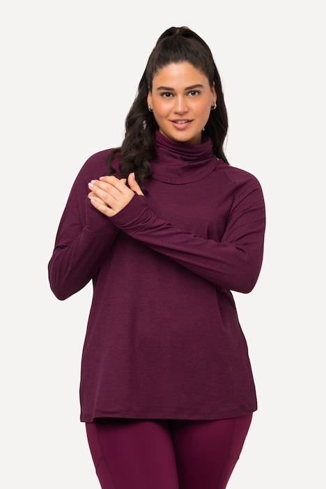 Sweater, Loop, Rundhals, Langarm, extraweich, Daumenloch