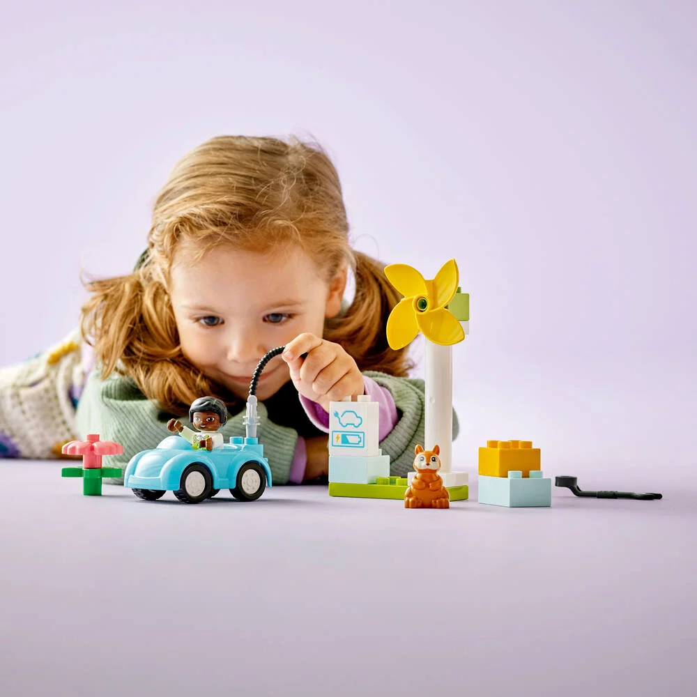 LEGO®DUPLO®MES 1ERS PAS 10985 - L’EOLIENNE ET LA VOITURE ELECTRIQUE