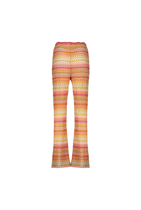 Geisha oranje dames broek