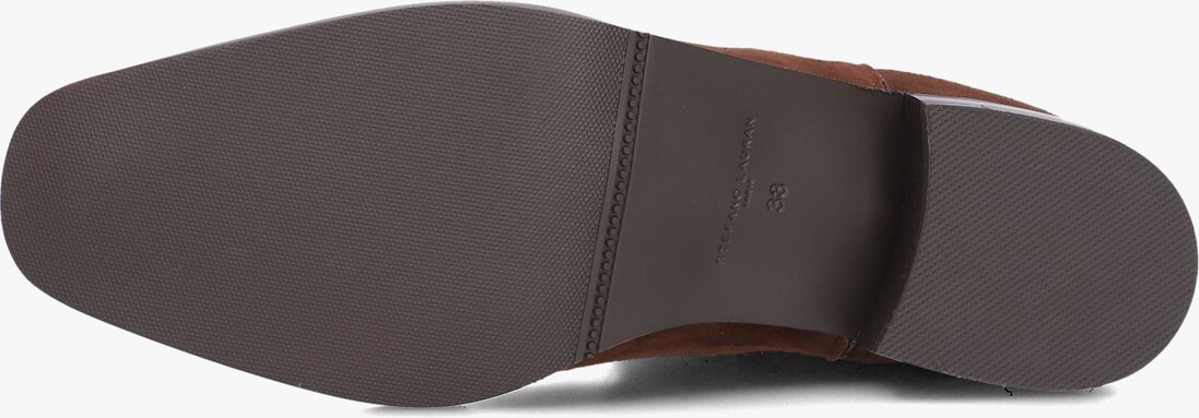 bruine stefano lauran chelsea boots botin plano