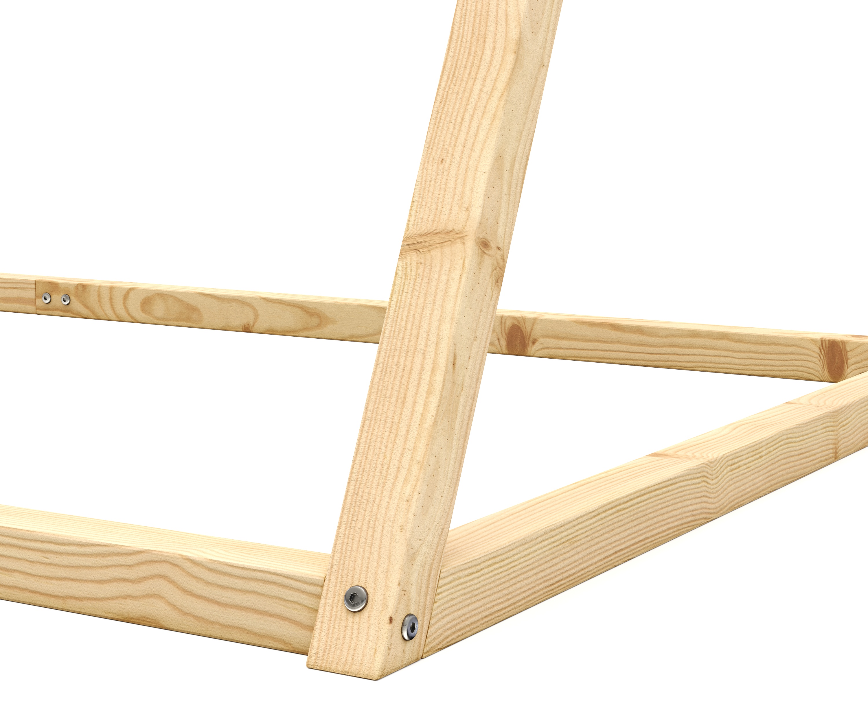 Kinderbett TIPI 90 x 200 cm natur