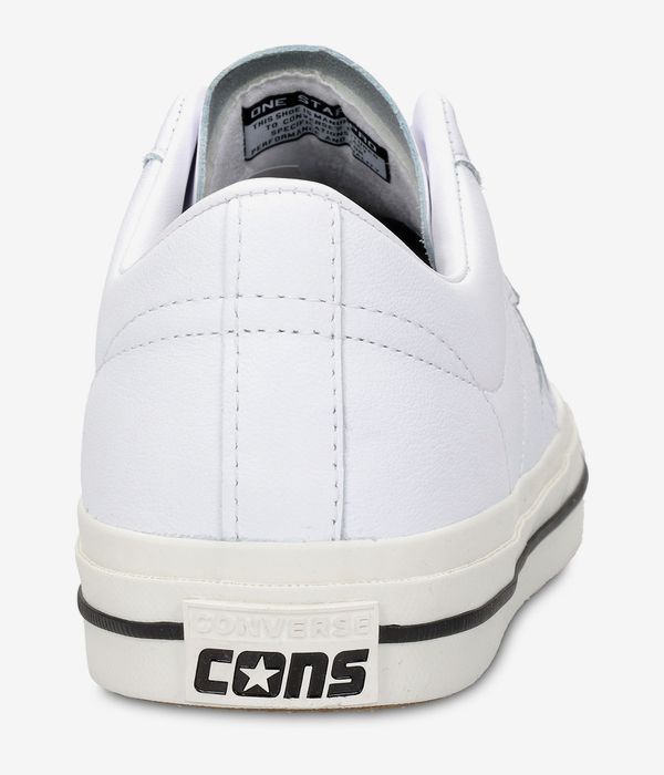 Converse CONS One Star Pro Leather Schuh (white black egret)