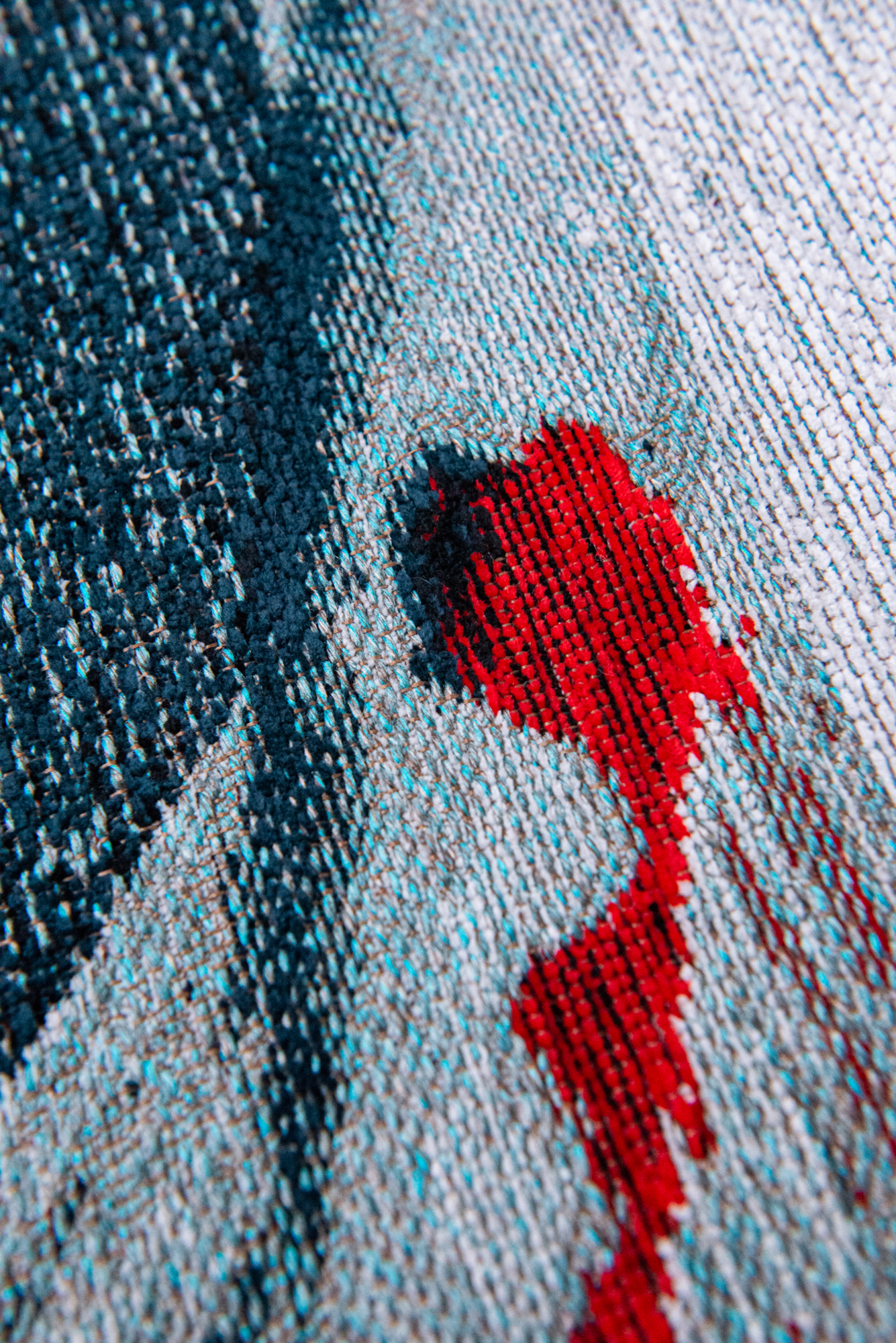 Ecorugs vloerkleed Koi multicolor blauw ∅ 240 cm
