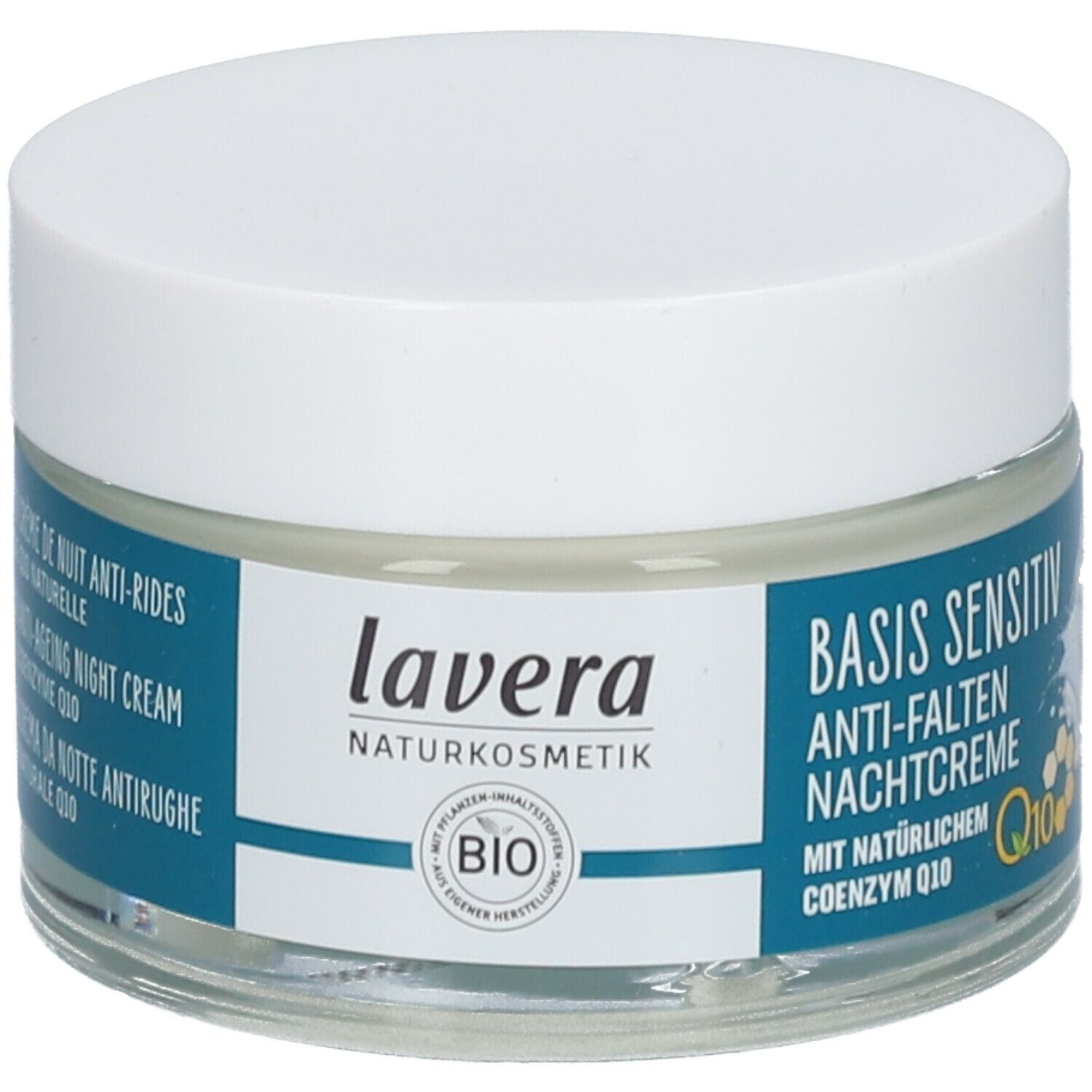 lavera BASIS SENSITIV ANTI-FALTEN NACHTCREME