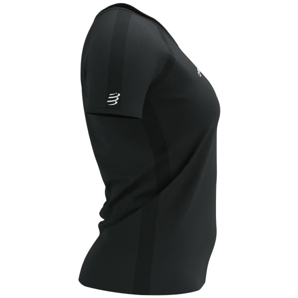 T-shirt running COMPRESSPORT TRAINING SS LOGO TSHIRT W BLACK