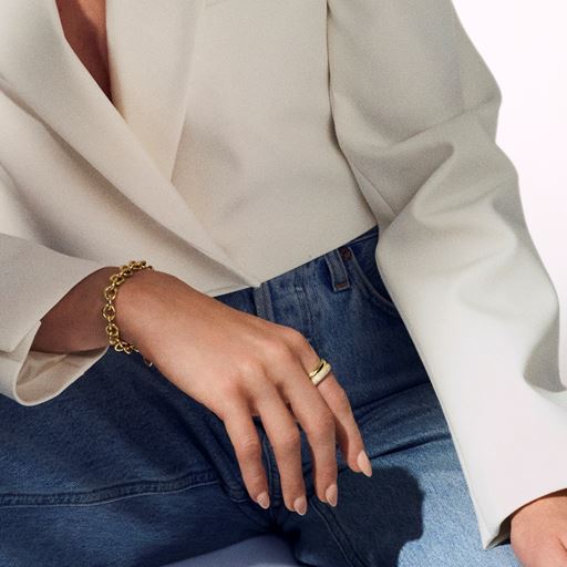 Sif Jakobs Jewellery Carrara Ring, Gold Plated, 58