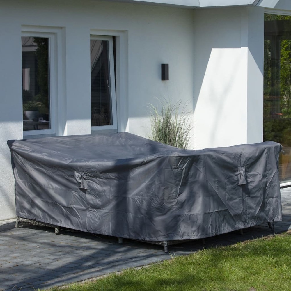 Housse de meubles d'extérieur 240 x 190 x 85 cm gris