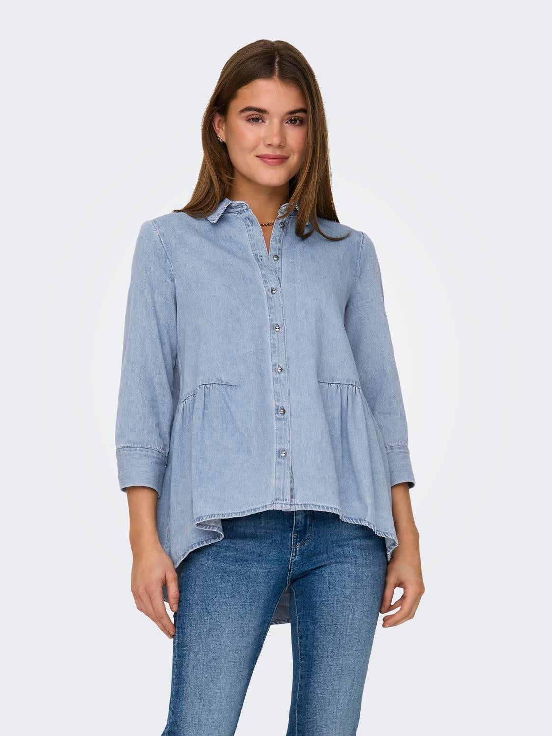 ONLMARY Jeanshemd Medium Blue Denim