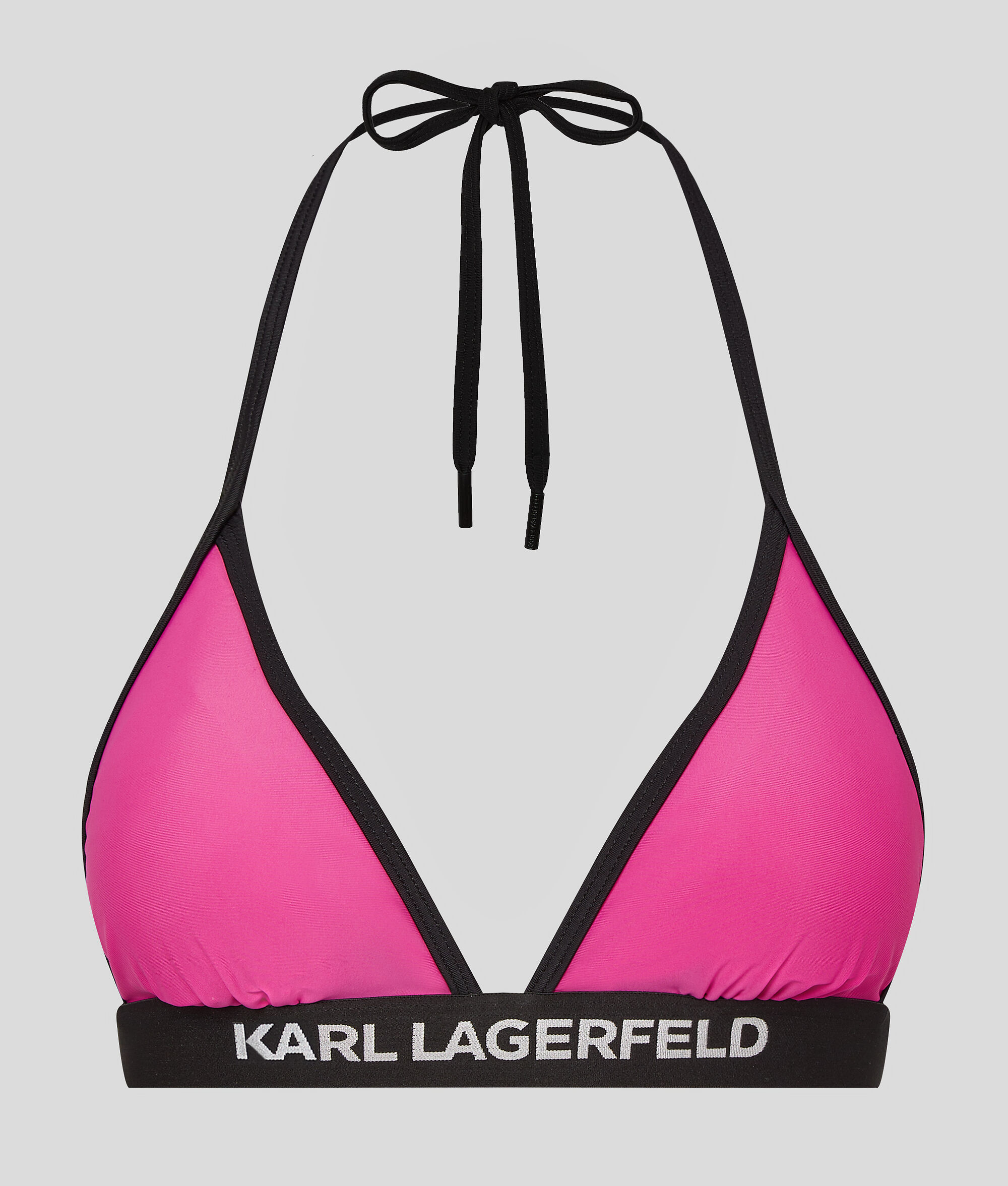 HAUT DE BIKINI TRIANGLE AVEC LOGO KARL