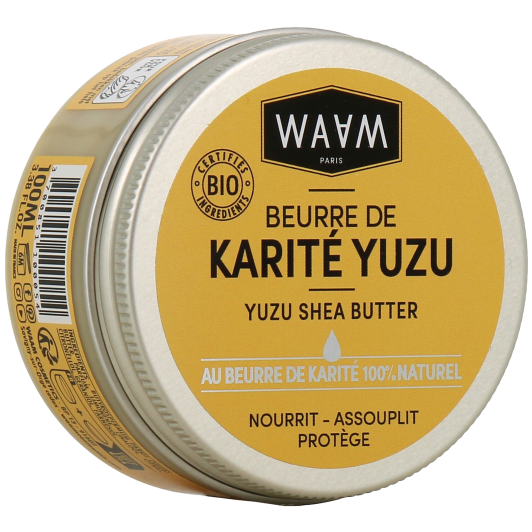 Beurre de karité à l'huile essentielle de Yuzu Waam - Visage, corps et cheveux