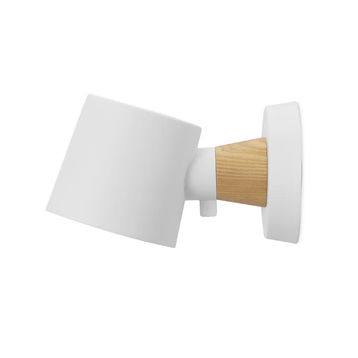 Normann Copenhagen - Rise Wandleuchte mit Wandhalterung, weiss