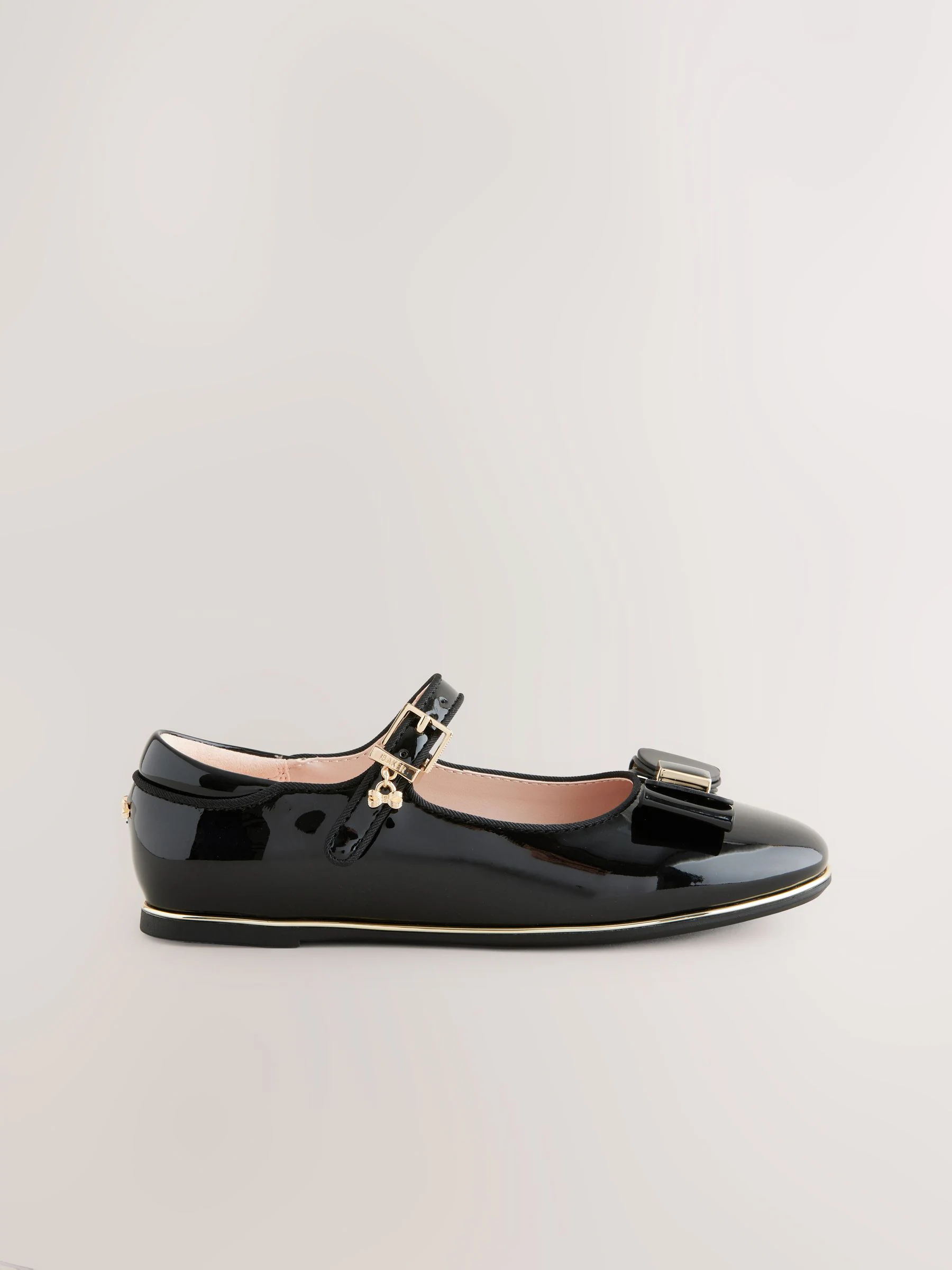 Baker by Ted Baker zwarte lakleren Back to School Mary Jane-schoenen met strik voor meisjes