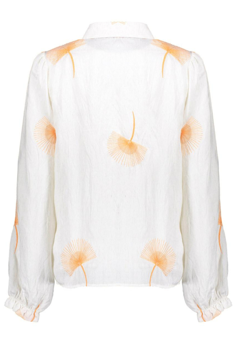 Geisha beige dames blouse