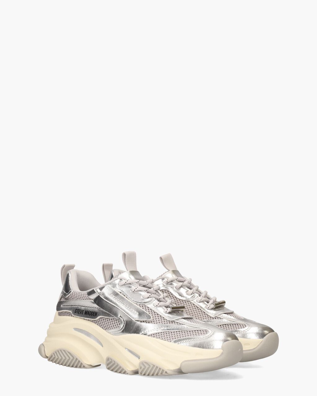 Steve Madden Possession-E Zilver Damessneakers