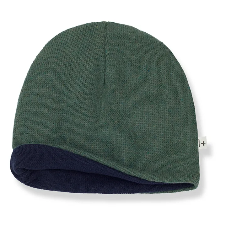1+ in the family Bonnet Reversible Matière Recyclée Nick | Vert kaki