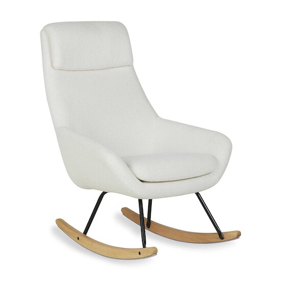 Fauteuil à bascule   Nordic Sheep Cream        de               Quax